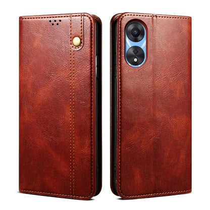 Oil Wax Crazy Horse Texture Leather Phone Case, For OPPO Find X7 Pro/Find X7 Ultra, For OPPO A78 4G, For OPPO A79 5G