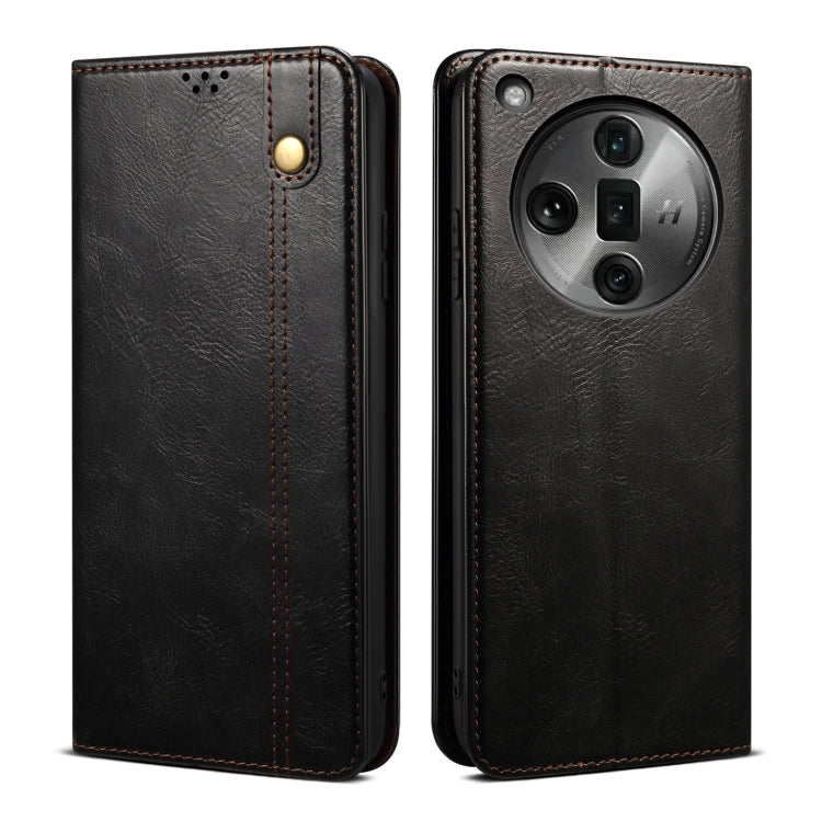 Oil Wax Crazy Horse Texture Leather Phone Case, For OPPO Find X7 Pro/Find X7 Ultra, For OPPO A78 4G, For OPPO A79 5G