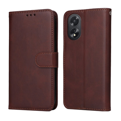Classic Calf Texture Flip Leather Phone Case, For OPPO Reno11 F Global / F25 Pro Global, For OPPO Reno11 5G Global, For OPPO A59 5G / A2m, For OPPO A38 4G / A18 4G Global