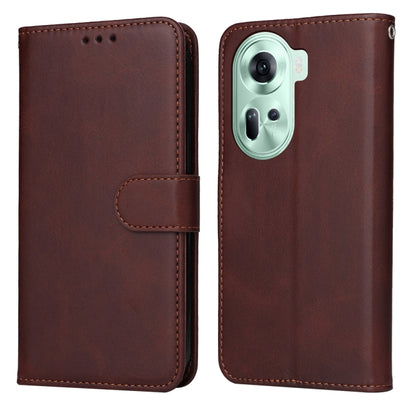 Classic Calf Texture Flip Leather Phone Case, For OPPO Reno11 F Global / F25 Pro Global, For OPPO Reno11 5G Global, For OPPO A59 5G / A2m, For OPPO A38 4G / A18 4G Global