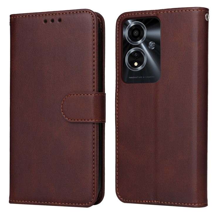 Classic Calf Texture Flip Leather Phone Case, For OPPO Reno11 F Global / F25 Pro Global, For OPPO Reno11 5G Global, For OPPO A59 5G / A2m, For OPPO A38 4G / A18 4G Global