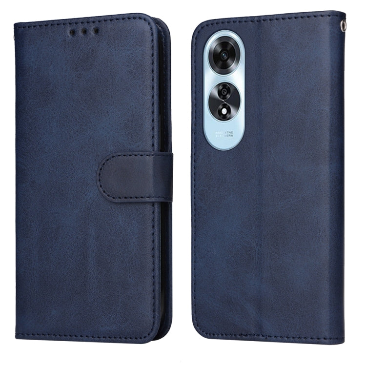 Classic Calf Texture Flip Leather Phone Case, For OPPO K12x, For OPPO A60 4G Global, For OPPO K12, For OPPO A3 Pro 5G