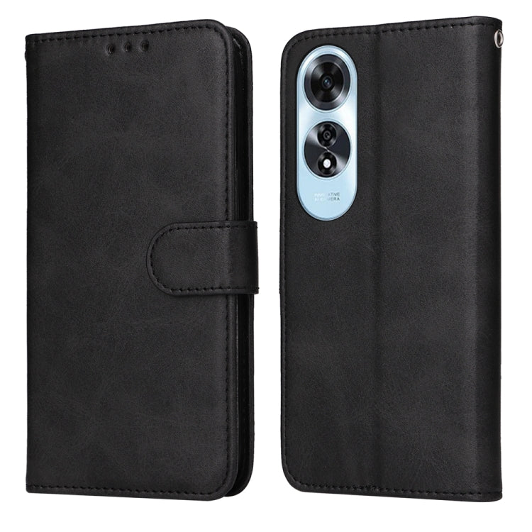 Classic Calf Texture Flip Leather Phone Case, For OPPO K12x, For OPPO A60 4G Global, For OPPO K12, For OPPO A3 Pro 5G