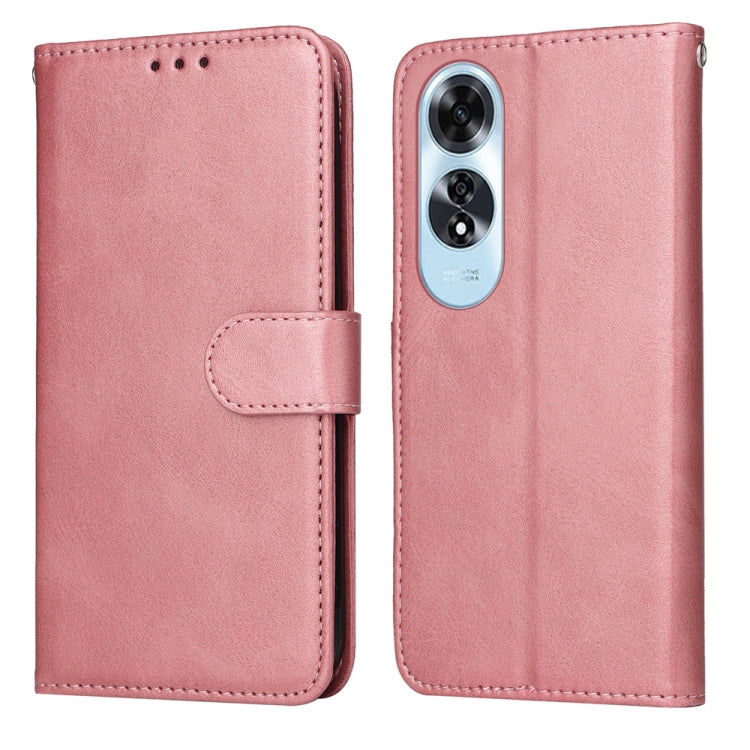 Classic Calf Texture Flip Leather Phone Case, For OPPO K12x, For OPPO A60 4G Global, For OPPO K12, For OPPO A3 Pro 5G