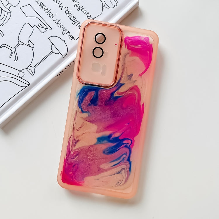Oil Painting Electroplating TPU Phone Case, For Xiaomi Redmi K60, For Xiaomi Redmi K50, For Xiaomi Redmi K50 Ultra, For Xiaomi Redmi K40