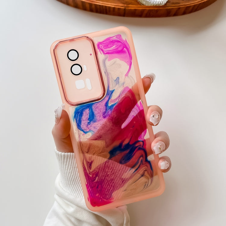 Oil Painting Electroplating TPU Phone Case, For Xiaomi Redmi K60, For Xiaomi Redmi K50, For Xiaomi Redmi K50 Ultra, For Xiaomi Redmi K40