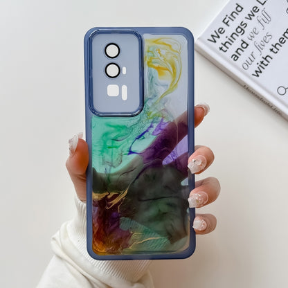 Oil Painting Electroplating TPU Phone Case, For Xiaomi Redmi K60, For Xiaomi Redmi K50, For Xiaomi Redmi K50 Ultra, For Xiaomi Redmi K40