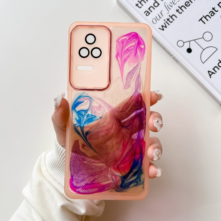 Oil Painting Electroplating TPU Phone Case, For Xiaomi Redmi K60, For Xiaomi Redmi K50, For Xiaomi Redmi K50 Ultra, For Xiaomi Redmi K40