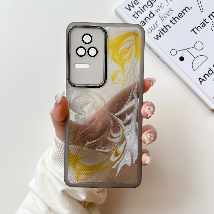 Oil Painting Electroplating TPU Phone Case, For Xiaomi Redmi K60, For Xiaomi Redmi K50, For Xiaomi Redmi K50 Ultra, For Xiaomi Redmi K40