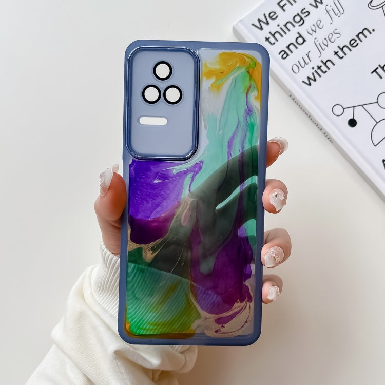 Oil Painting Electroplating TPU Phone Case, For Xiaomi Redmi K60, For Xiaomi Redmi K50, For Xiaomi Redmi K50 Ultra, For Xiaomi Redmi K40