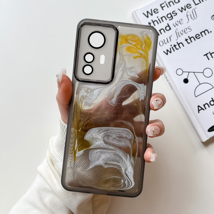 Oil Painting Electroplating TPU Phone Case, For Xiaomi Redmi K60, For Xiaomi Redmi K50, For Xiaomi Redmi K50 Ultra, For Xiaomi Redmi K40