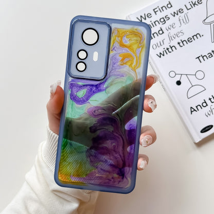 Oil Painting Electroplating TPU Phone Case, For Xiaomi Redmi K60, For Xiaomi Redmi K50, For Xiaomi Redmi K50 Ultra, For Xiaomi Redmi K40