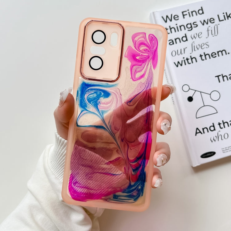 Oil Painting Electroplating TPU Phone Case, For Xiaomi Redmi K60, For Xiaomi Redmi K50, For Xiaomi Redmi K50 Ultra, For Xiaomi Redmi K40