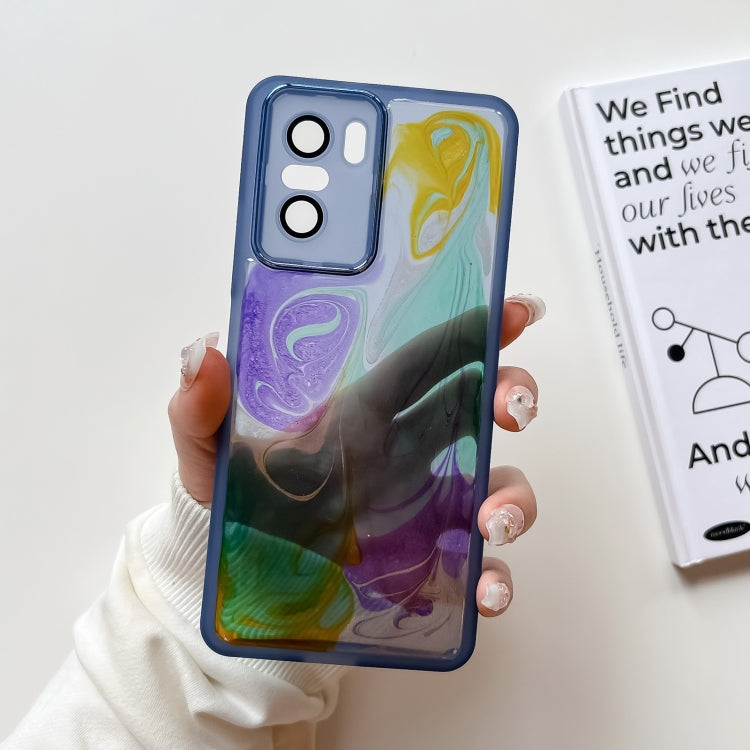 Oil Painting Electroplating TPU Phone Case, For Xiaomi Redmi K60, For Xiaomi Redmi K50, For Xiaomi Redmi K50 Ultra, For Xiaomi Redmi K40