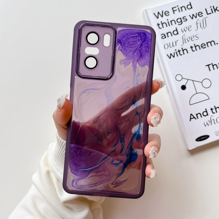 Oil Painting Electroplating TPU Phone Case, For Xiaomi Redmi K60, For Xiaomi Redmi K50, For Xiaomi Redmi K50 Ultra, For Xiaomi Redmi K40