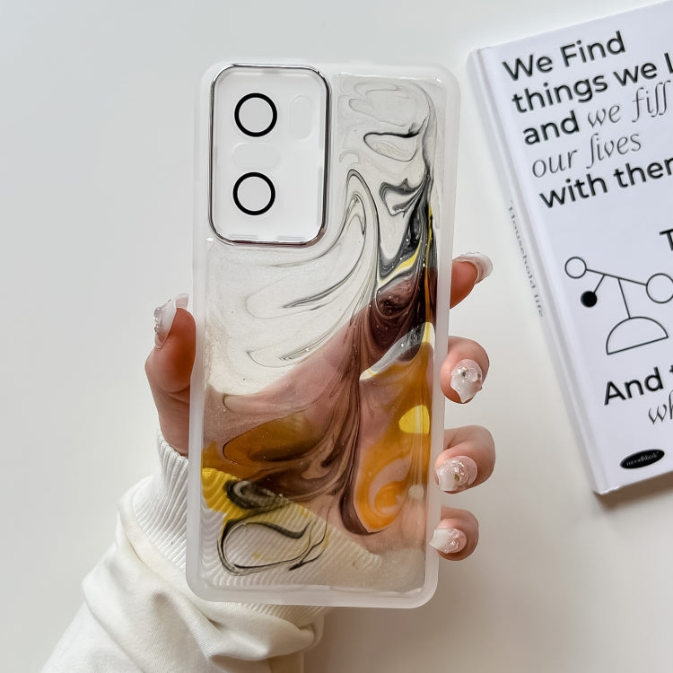 Oil Painting Electroplating TPU Phone Case, For Xiaomi Redmi K60, For Xiaomi Redmi K50, For Xiaomi Redmi K50 Ultra, For Xiaomi Redmi K40