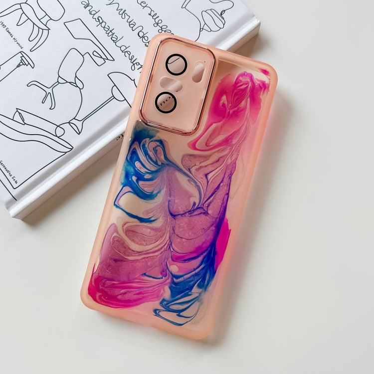 Oil Painting Electroplating TPU Phone Case, For Xiaomi Redmi K40 Pro, For Xiaomi Redmi K40 Gaming