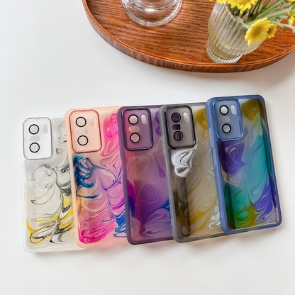 Oil Painting Electroplating TPU Phone Case, For Xiaomi Redmi K40 Pro, For Xiaomi Redmi K40 Gaming