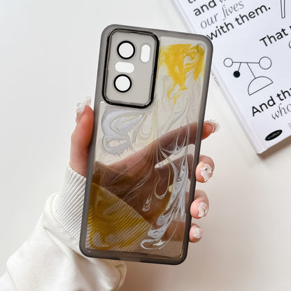 Oil Painting Electroplating TPU Phone Case, For Xiaomi Redmi K40 Pro, For Xiaomi Redmi K40 Gaming