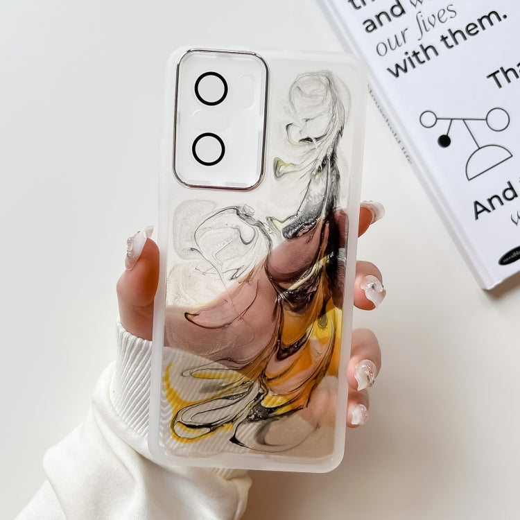 Oil Painting Electroplating TPU Phone Case, For Xiaomi Redmi K40 Pro, For Xiaomi Redmi K40 Gaming