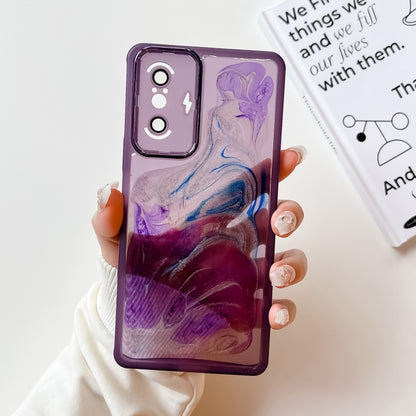 Oil Painting Electroplating TPU Phone Case, For Xiaomi Redmi K40 Pro, For Xiaomi Redmi K40 Gaming