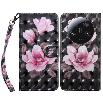 3D Painted Pattern Leather Phone Case, For Xiaomi 13T Pro, For Xiaomi 13 Ultra