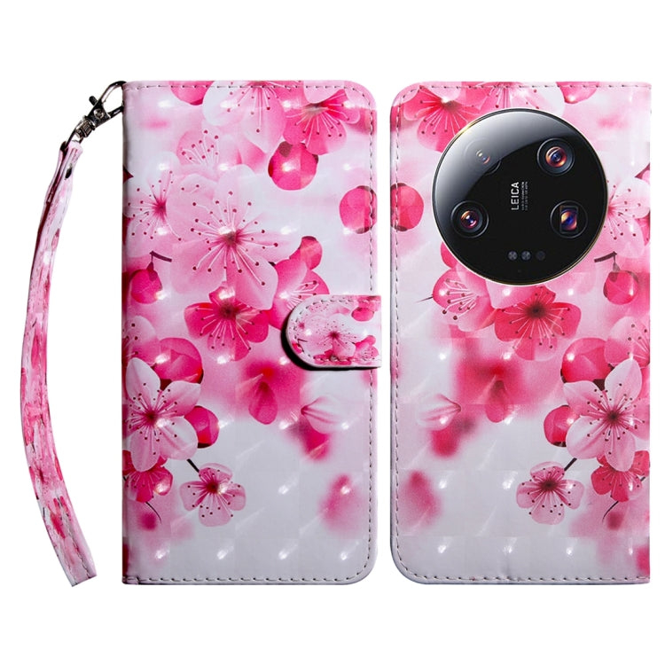3D Painted Pattern Leather Phone Case, For Xiaomi 13T Pro, For Xiaomi 13 Ultra