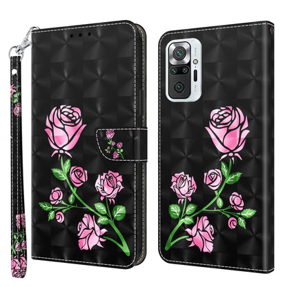 3D Painted Pattern Leather Phone Case, For Xiaomi 12, For Xiaomi Redmi Note 10 Pro