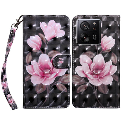 3D Painted Pattern Leather Phone Case, For Xiaomi 13T Pro, For Xiaomi 13 Ultra