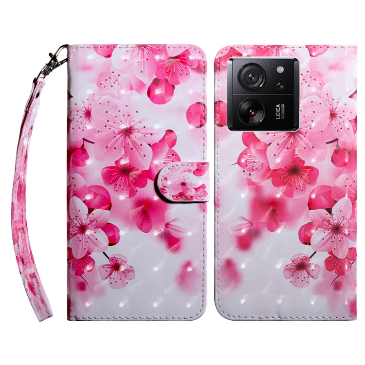3D Painted Pattern Leather Phone Case, For Xiaomi 13T Pro, For Xiaomi 13 Ultra
