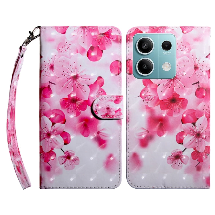 3D Painted Pattern Leather Phone Case, For Xiaomi Redmi Note 13 5G, For Xiaomi Redmi 13C