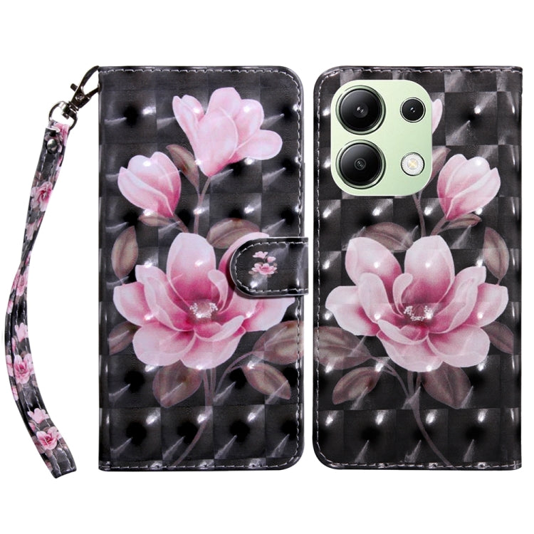 3D Painted Pattern Leather Phone Case, For Xiaomi Redmi A3, For Xiaomi Redmi Note 13 4G