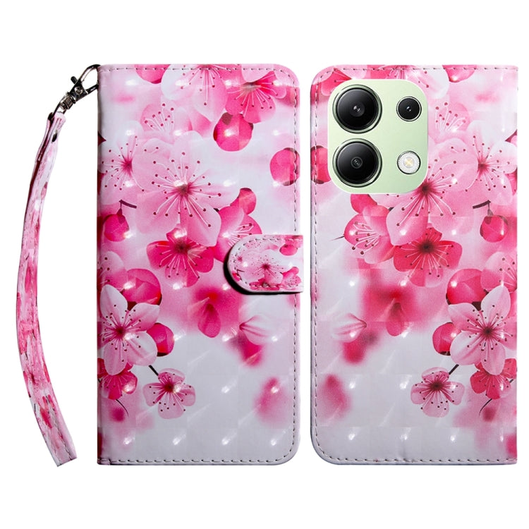 3D Painted Pattern Leather Phone Case, For Xiaomi Redmi A3, For Xiaomi Redmi Note 13 4G