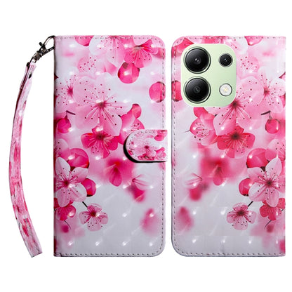 3D Painted Pattern Leather Phone Case, For Xiaomi Redmi A3, For Xiaomi Redmi Note 13 4G