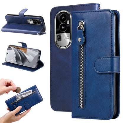Fashion Calf Texture Zipper Leather Phone Case, For OPPO A58 4G, For OPPO Reno10 5G / Reno10 Pro 5G Global, For OPPO A78 4G, For OPPO Find X8 Pro