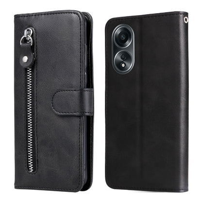 Fashion Calf Texture Zipper Leather Phone Case, For OPPO A58 4G, For OPPO Reno10 5G / Reno10 Pro 5G Global, For OPPO A78 4G, For OPPO Find X8 Pro