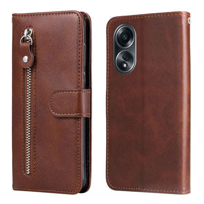 Fashion Calf Texture Zipper Leather Phone Case, For OPPO A58 4G, For OPPO Reno10 5G / Reno10 Pro 5G Global, For OPPO A78 4G, For OPPO Find X8 Pro