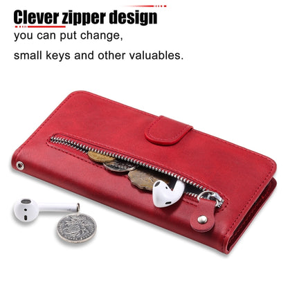 Fashion Calf Texture Zipper Leather Phone Case, For OPPO A79 5G