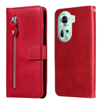 Fashion Calf Texture Zipper Leather Phone Case, For OPPO Reno11 F Global / F25 Pro Global, For OPPO Reno11 5G Global, For OPPO A59 5G / A2m, For OPPO A38 4G / A18 4G Global