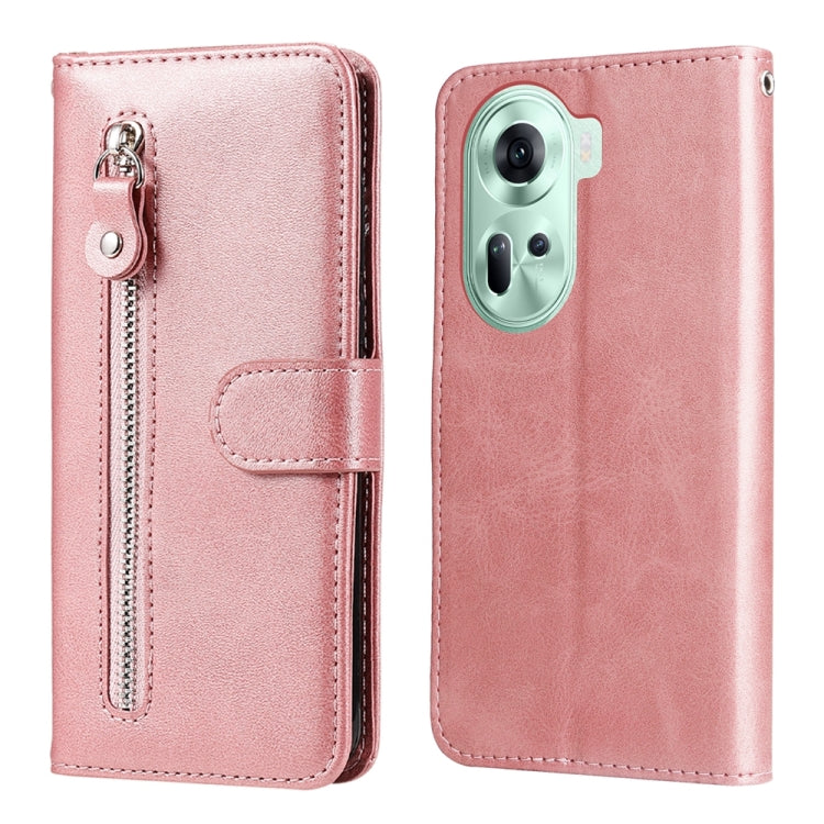 Fashion Calf Texture Zipper Leather Phone Case, For OPPO Reno11 F Global / F25 Pro Global, For OPPO Reno11 5G Global, For OPPO A59 5G / A2m, For OPPO A38 4G / A18 4G Global
