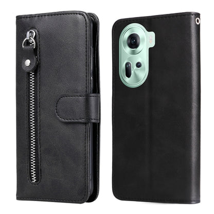 Fashion Calf Texture Zipper Leather Phone Case, For OPPO Reno11 F Global / F25 Pro Global, For OPPO Reno11 5G Global, For OPPO A59 5G / A2m, For OPPO A38 4G / A18 4G Global