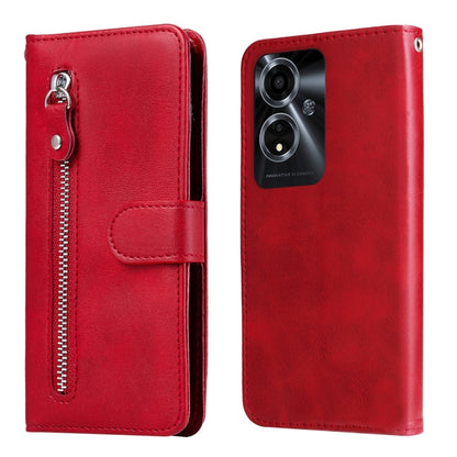 Fashion Calf Texture Zipper Leather Phone Case, For OPPO Reno11 F Global / F25 Pro Global, For OPPO Reno11 5G Global, For OPPO A59 5G / A2m, For OPPO A38 4G / A18 4G Global