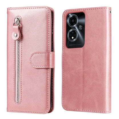 Fashion Calf Texture Zipper Leather Phone Case, For OPPO Reno11 F Global / F25 Pro Global, For OPPO Reno11 5G Global, For OPPO A59 5G / A2m, For OPPO A38 4G / A18 4G Global