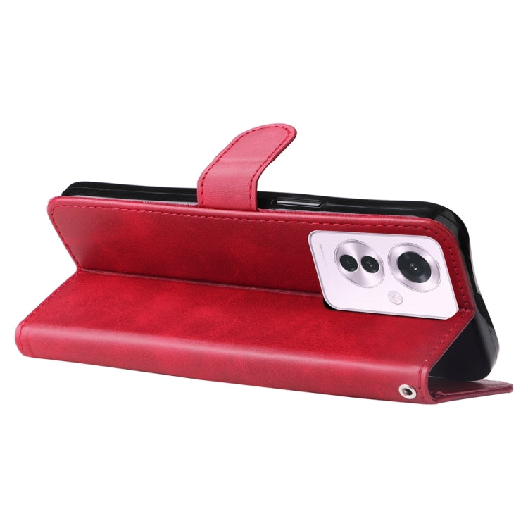 Fashion Calf Texture Zipper Leather Phone Case, For OPPO Reno11 F Global / F25 Pro Global, For OPPO Reno11 5G Global, For OPPO A59 5G / A2m, For OPPO A38 4G / A18 4G Global