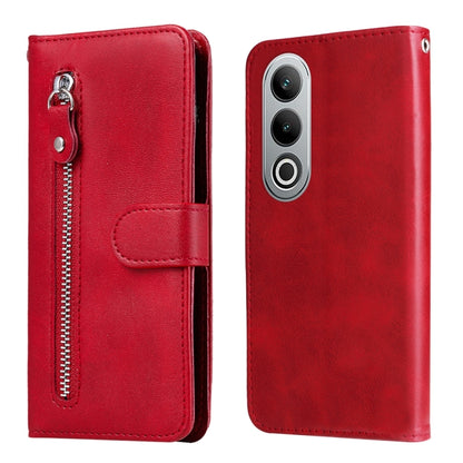Fashion Calf Texture Zipper Leather Phone Case, For OPPO K12x, For OPPO A60 4G Global, For OPPO K12, For OPPO A3 Pro 5G