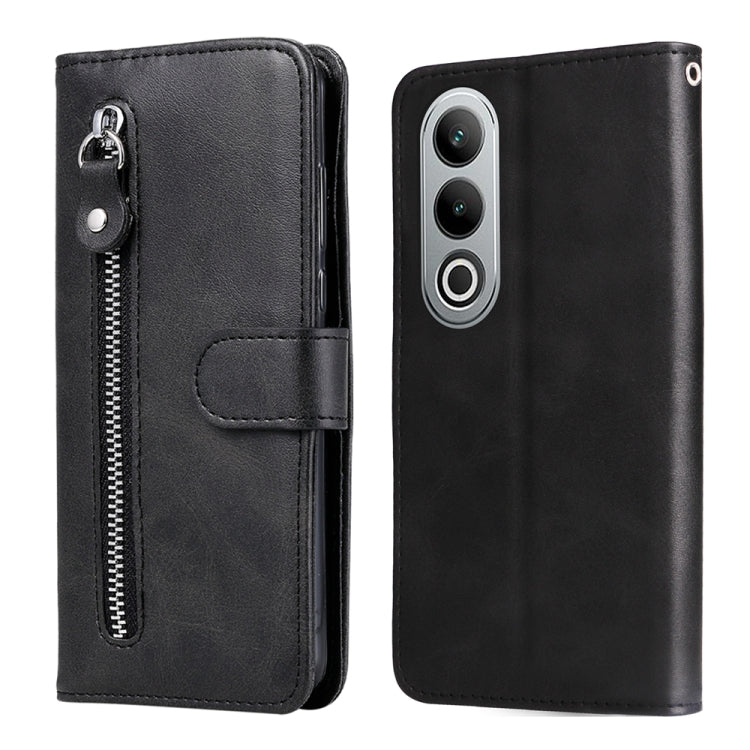 Fashion Calf Texture Zipper Leather Phone Case, For OPPO K12x, For OPPO A60 4G Global, For OPPO K12, For OPPO A3 Pro 5G