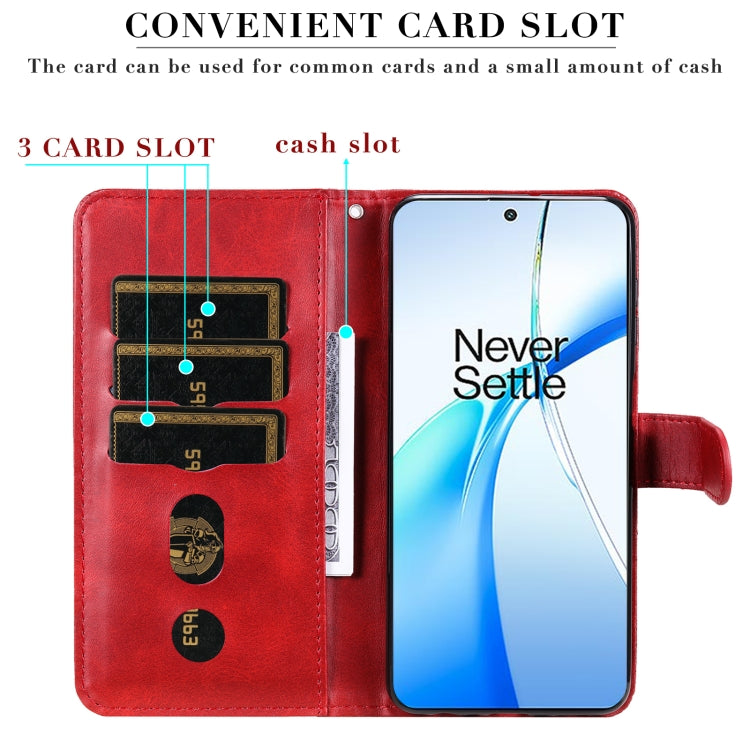 Fashion Calf Texture Zipper Leather Phone Case, For OPPO K12x, For OPPO A60 4G Global, For OPPO K12, For OPPO A3 Pro 5G