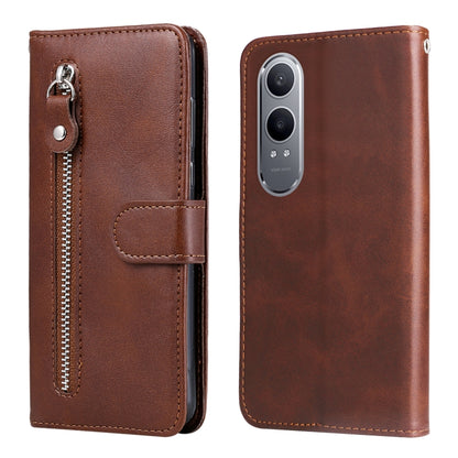Fashion Calf Texture Zipper Leather Phone Case, For OPPO K12x, For OPPO A60 4G Global, For OPPO K12, For OPPO A3 Pro 5G