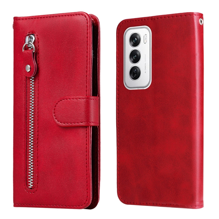 Fashion Calf Texture Zipper Leather Phone Case, For OPPO Reno12 F 4G, For OPPO Reno12 F 5G Global, For OPPO A3 Pro 5G Global / India, For OPPO Reno12 5G Global