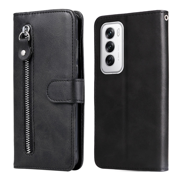 Fashion Calf Texture Zipper Leather Phone Case, For OPPO Reno12 F 4G, For OPPO Reno12 F 5G Global, For OPPO A3 Pro 5G Global / India, For OPPO Reno12 5G Global